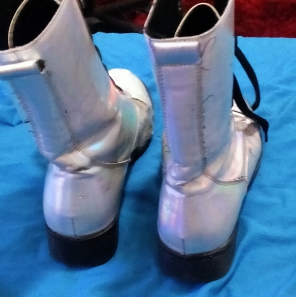 Holographic Boots- Size 8 - Picture 2 of 5